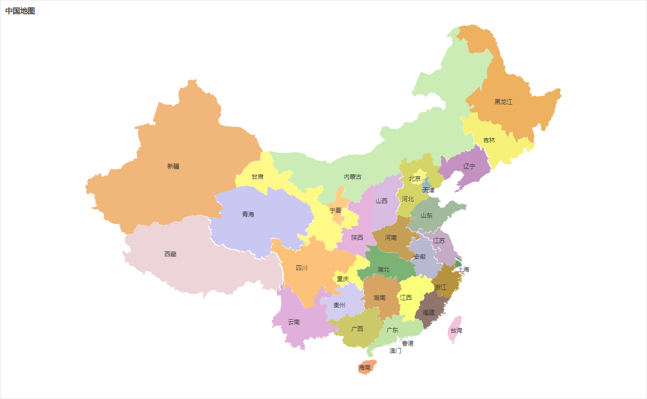 【中国地图】省市县级行政区划地图元件库