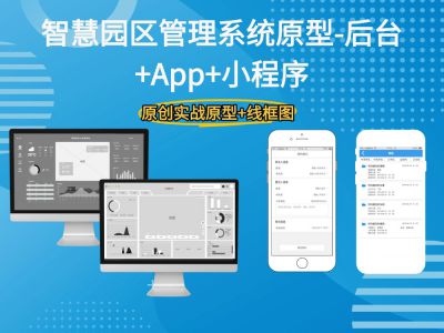 智慧园区管理系统（后台+App+小程序）